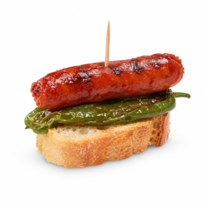 Txistorra con pimiento